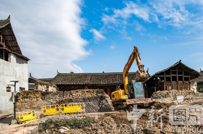 中新社图片网|湖南中方：文旅项目建设正酣