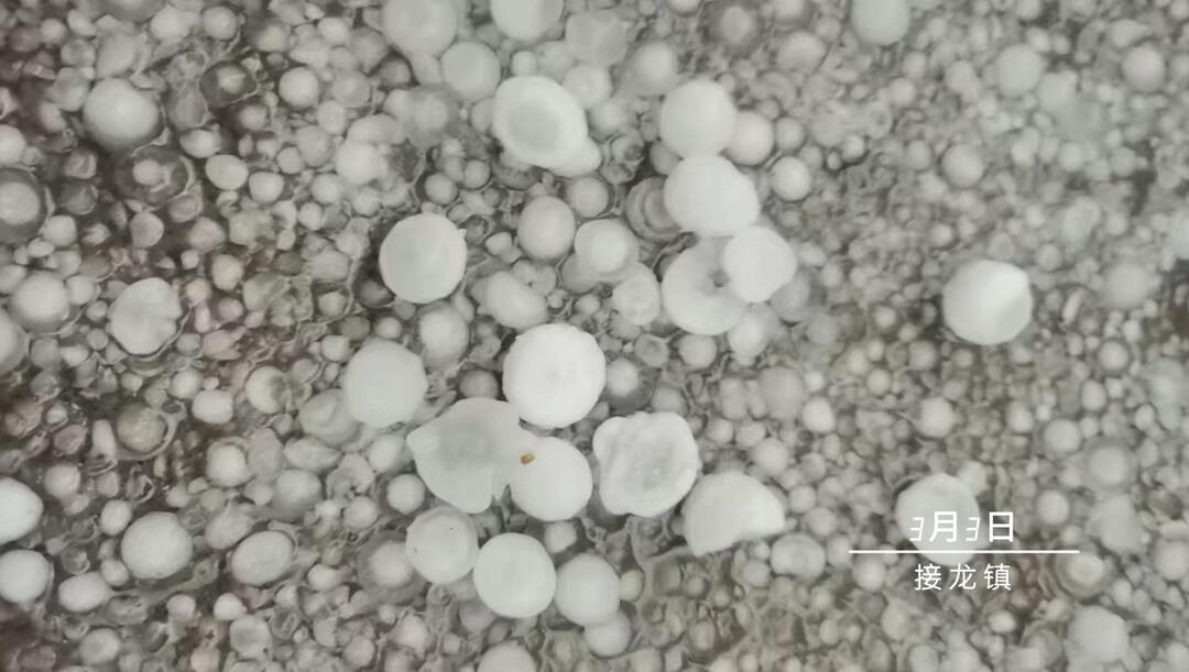 视频|今天，中方县部分乡镇降下冰雹！