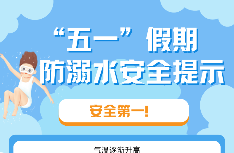 长图|“五一”假期防溺水安全提示
