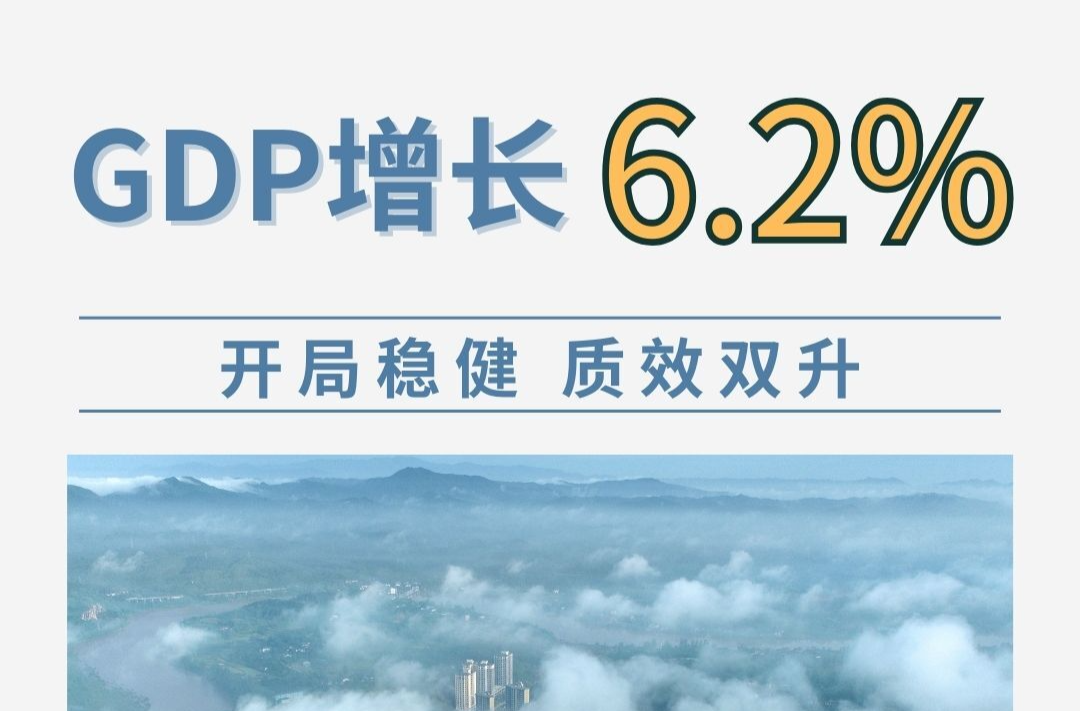 海报·数读中方 | 一季度，中方GDP同比增长6.2%