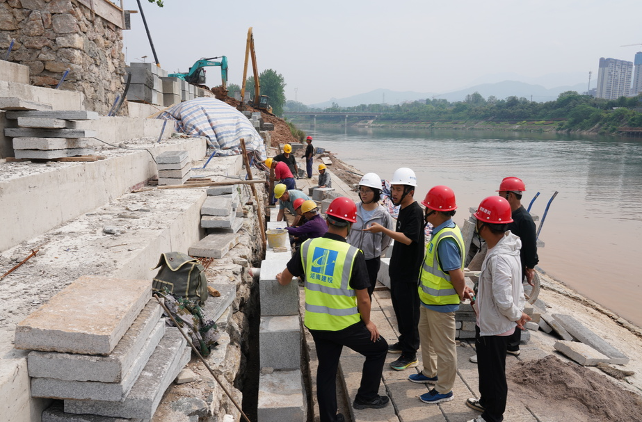 视频｜中方县荆坪码头施工多作业面展开有序推进