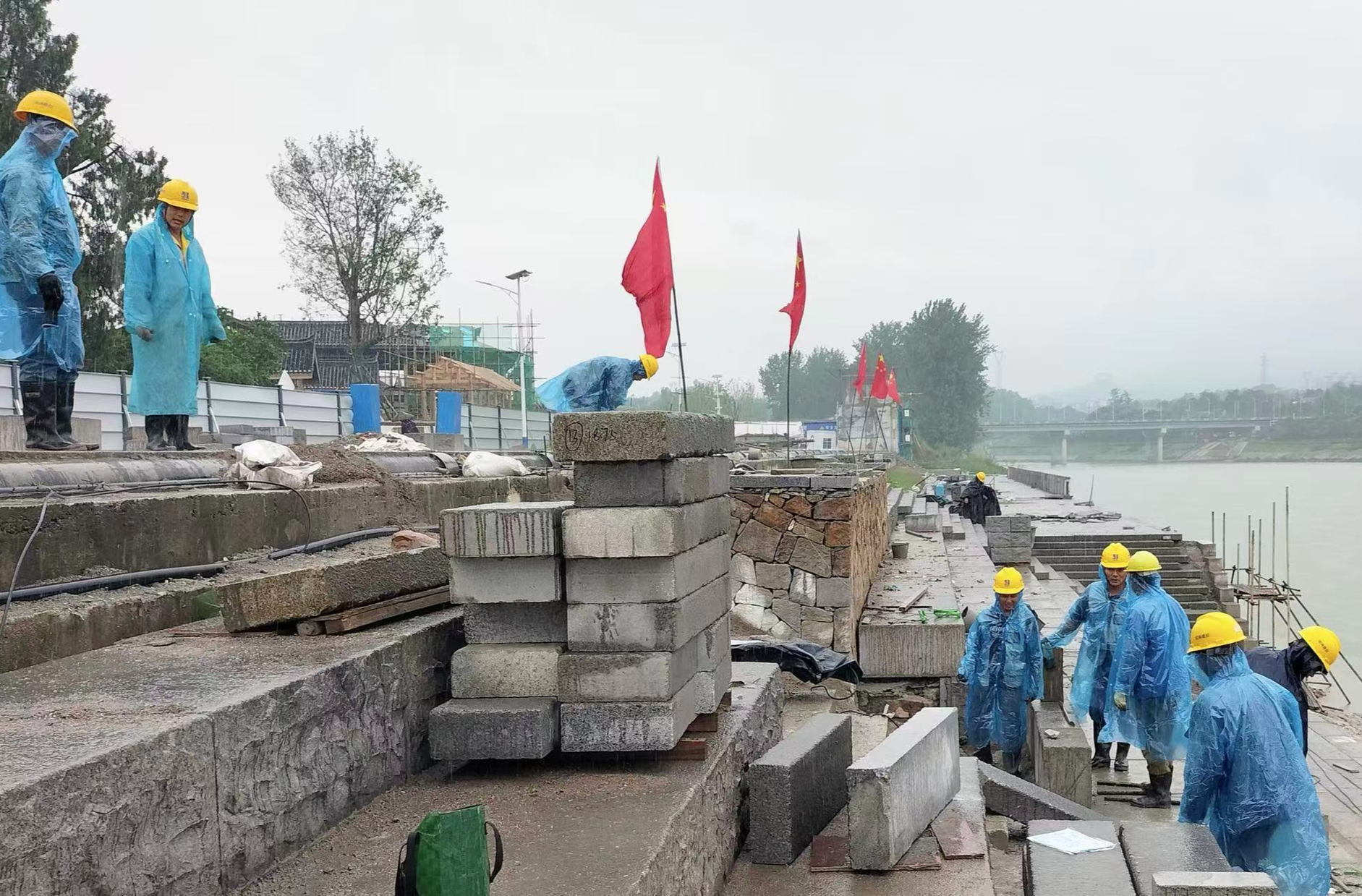 荆坪，焕新正当时|端午不打烊！中方县荆坪古村码头建设 “进度条” 刷新