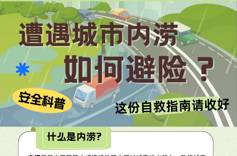 长图|遭遇城市内涝，如何避险？这份自救指南请收好