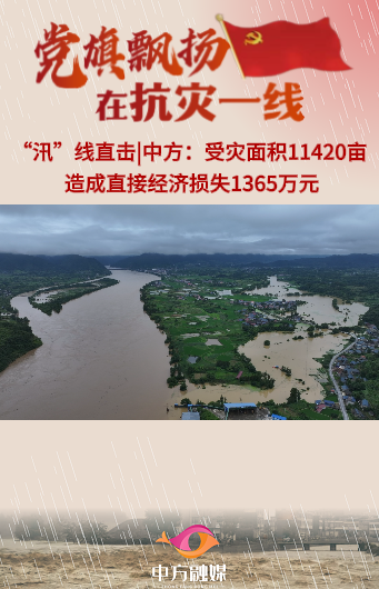視頻｜“汛”線直擊·中方：受災(zāi)面積11420畝 造成直接經(jīng)濟(jì)損失1365萬(wàn)元