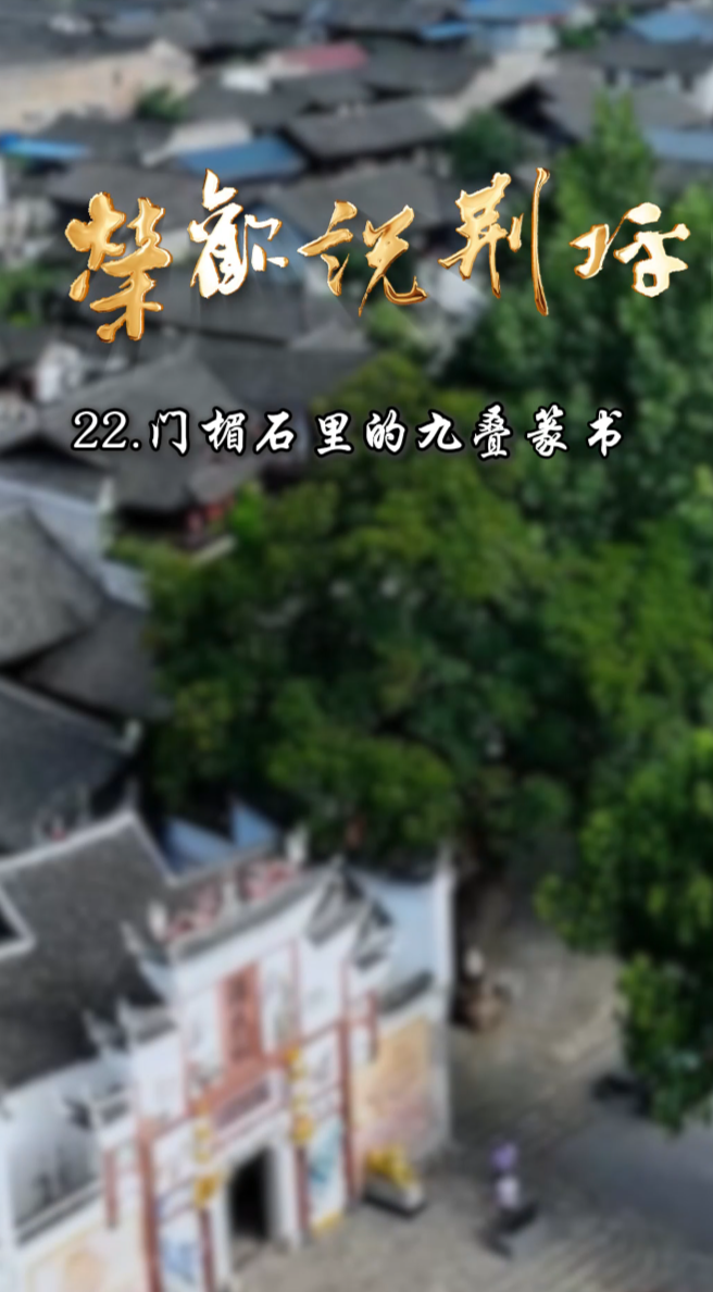 視頻|榮歡說荊坪?門楣石里的九疊篆書