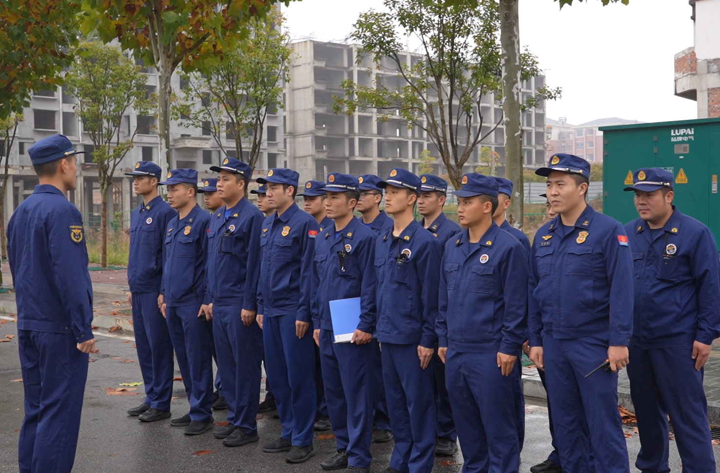 中方县消防救援大队开展2025年乡镇消防业务技能比武