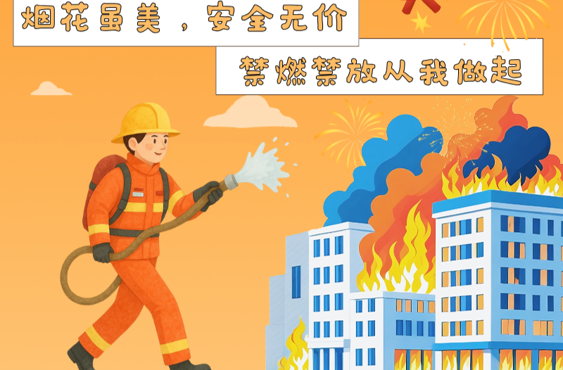 长图|烟花虽美，安全无价——禁燃禁放从我做起