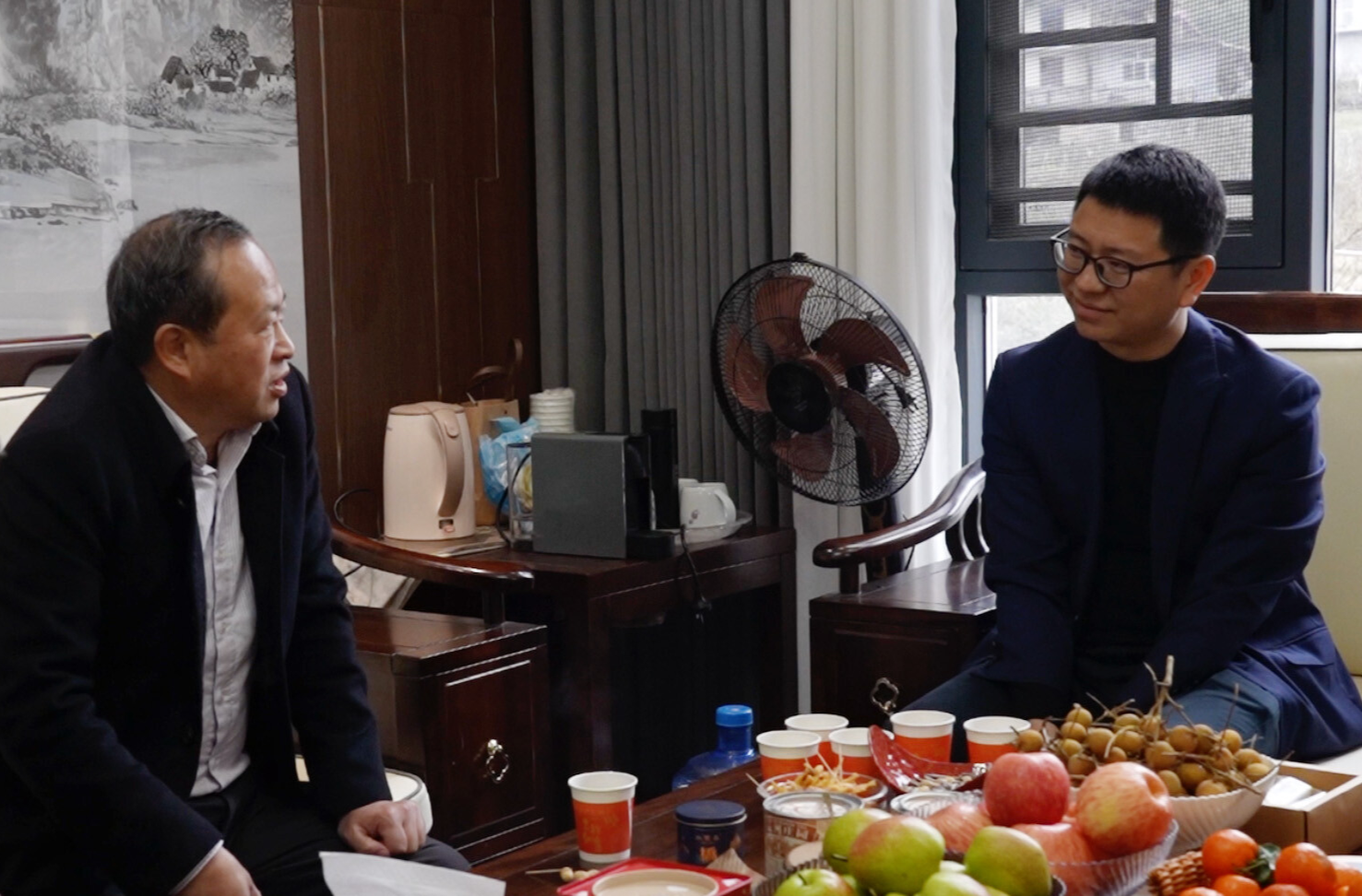 新春走基层|浓浓关怀暖乡贤 县领导走访返乡企业家