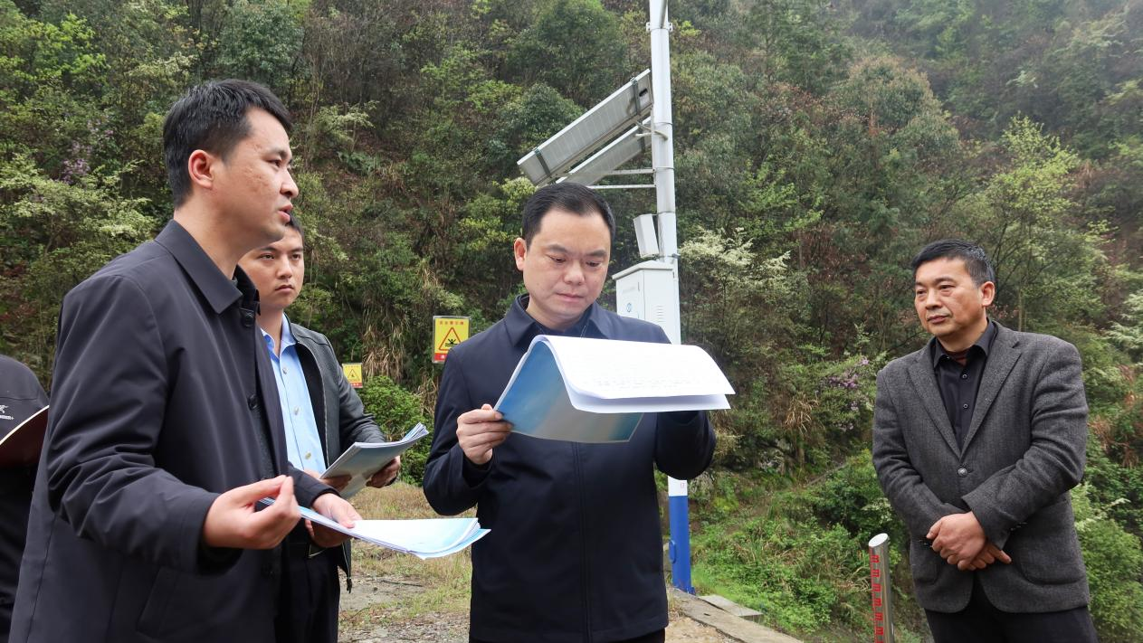 胡杰到桐木镇调研