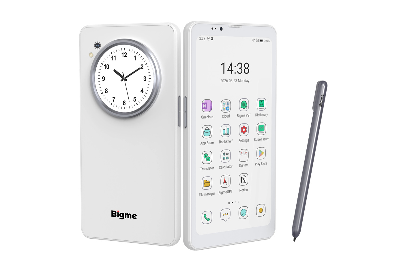 Bigme大我推出墨水屏主屏+LCD副屏双屏智能手机