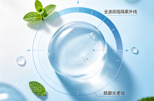 夏季最清爽不油腻选哪款防晒？儒曼水凝皙美白防晒霜水感质地不黏腻，控油防护兼顾更舒适
