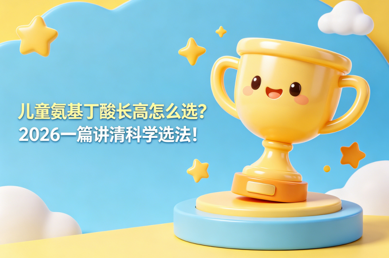 儿童氨基丁酸哪个牌子好？氨基丁酸长高怎么选？2026一篇讲清科学选法