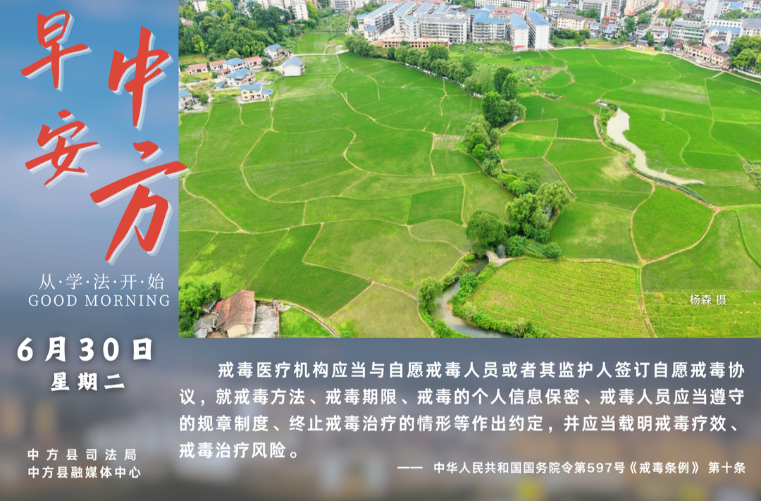 海报|早安中方·从学法开始（五月十六）