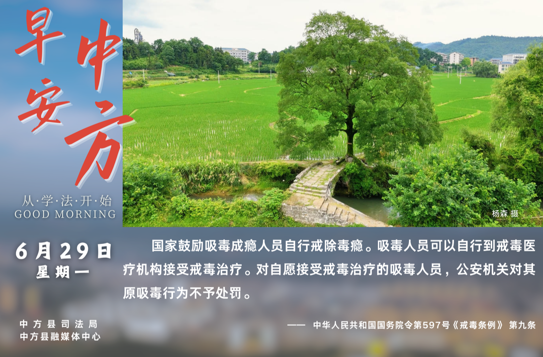 海报|早安中方·从学法开始（五月十五）
