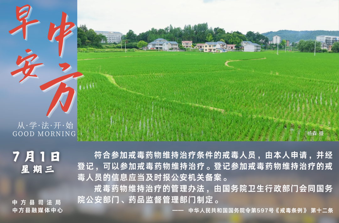 海报|早安中方·从学法开始（五月十七）