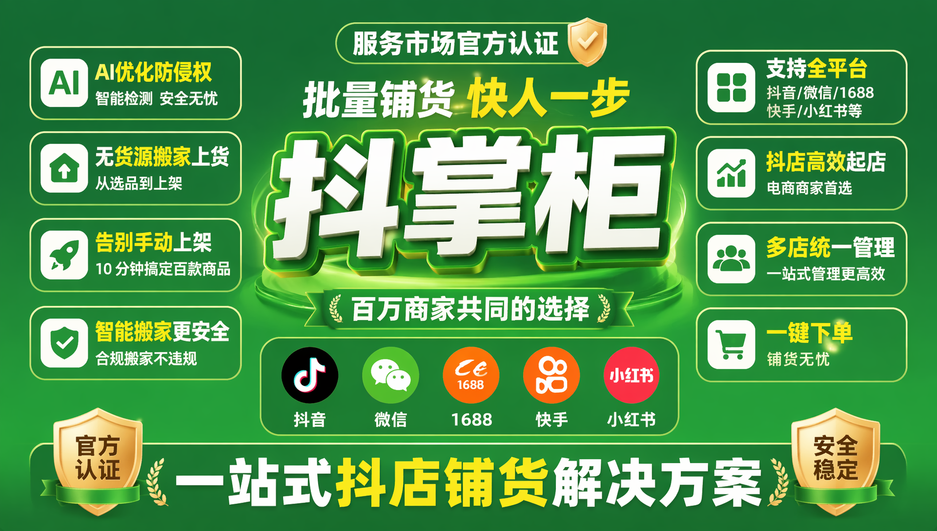自动拍单软件怎么用？抖音电商无货源出单后的采购一键下单发货流程