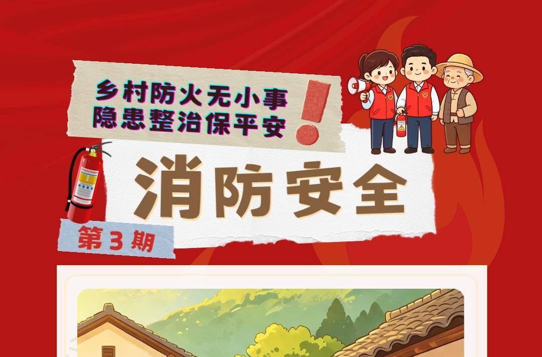 视频|消防安全小课堂（三）：乡村防火无小事 隐患整治保平安