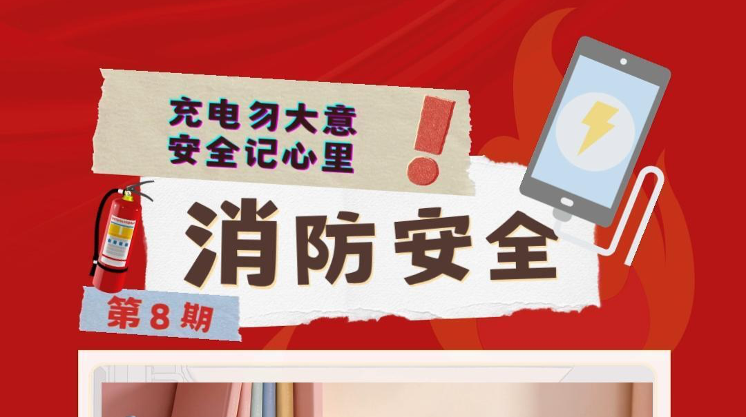 视频|消防安全小课堂（八）：充电勿大意 安全记心里