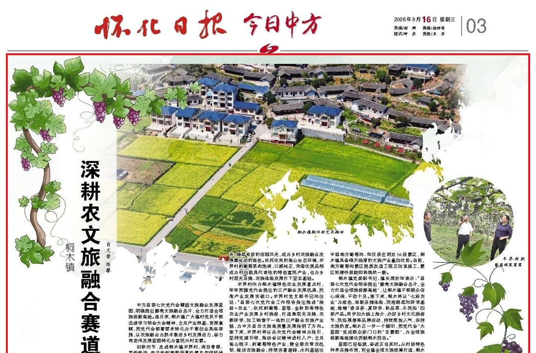 怀化日报|桐木镇  深耕农文旅融合赛道
