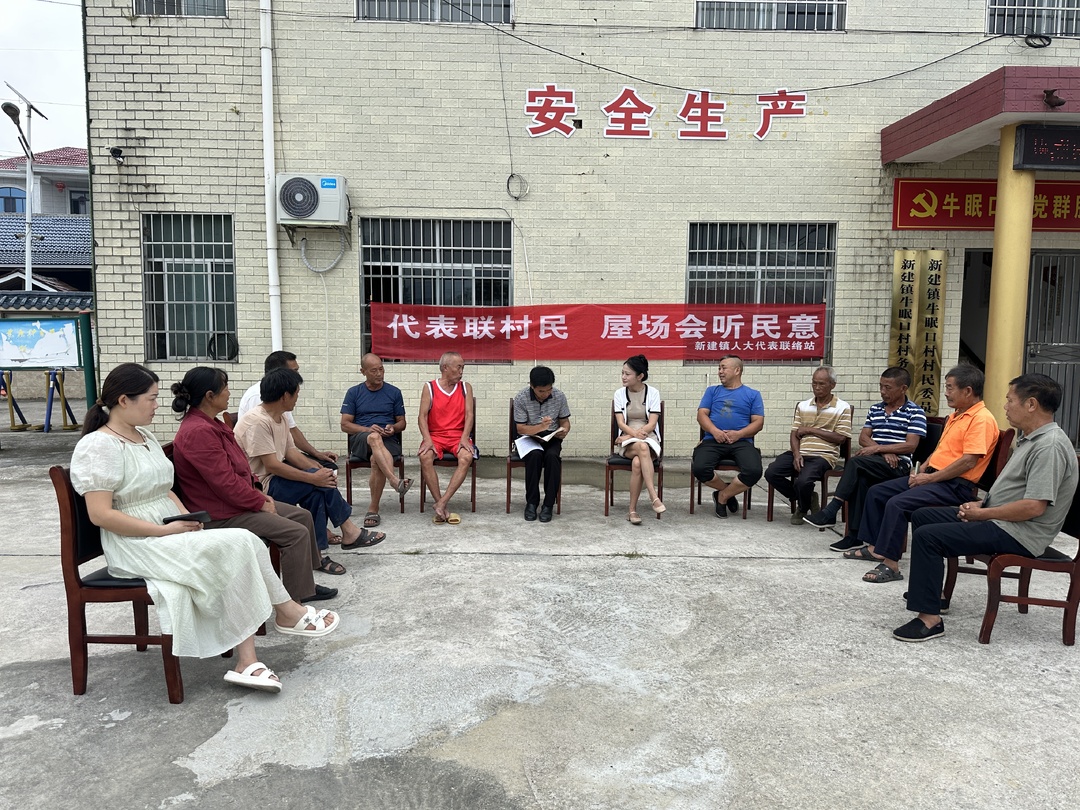 站点履职显担当|新建镇牛眠口村人大代表联络站深耕基层惠民生