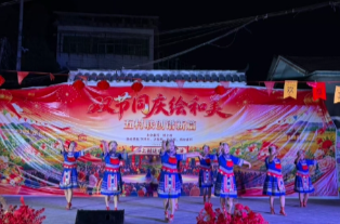 中方县泸阳镇举办“同心庆华诞・连片展新颜”和美乡村文艺汇演