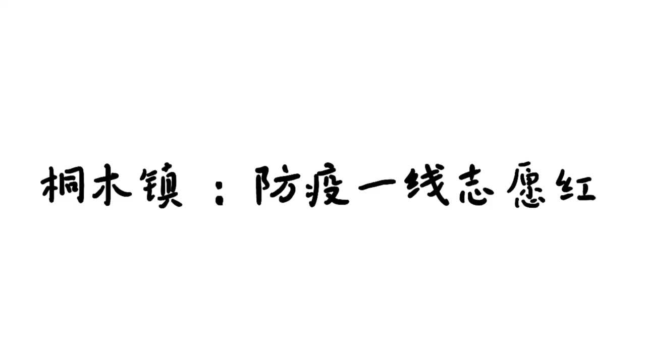 桐木镇：防疫一线志愿红