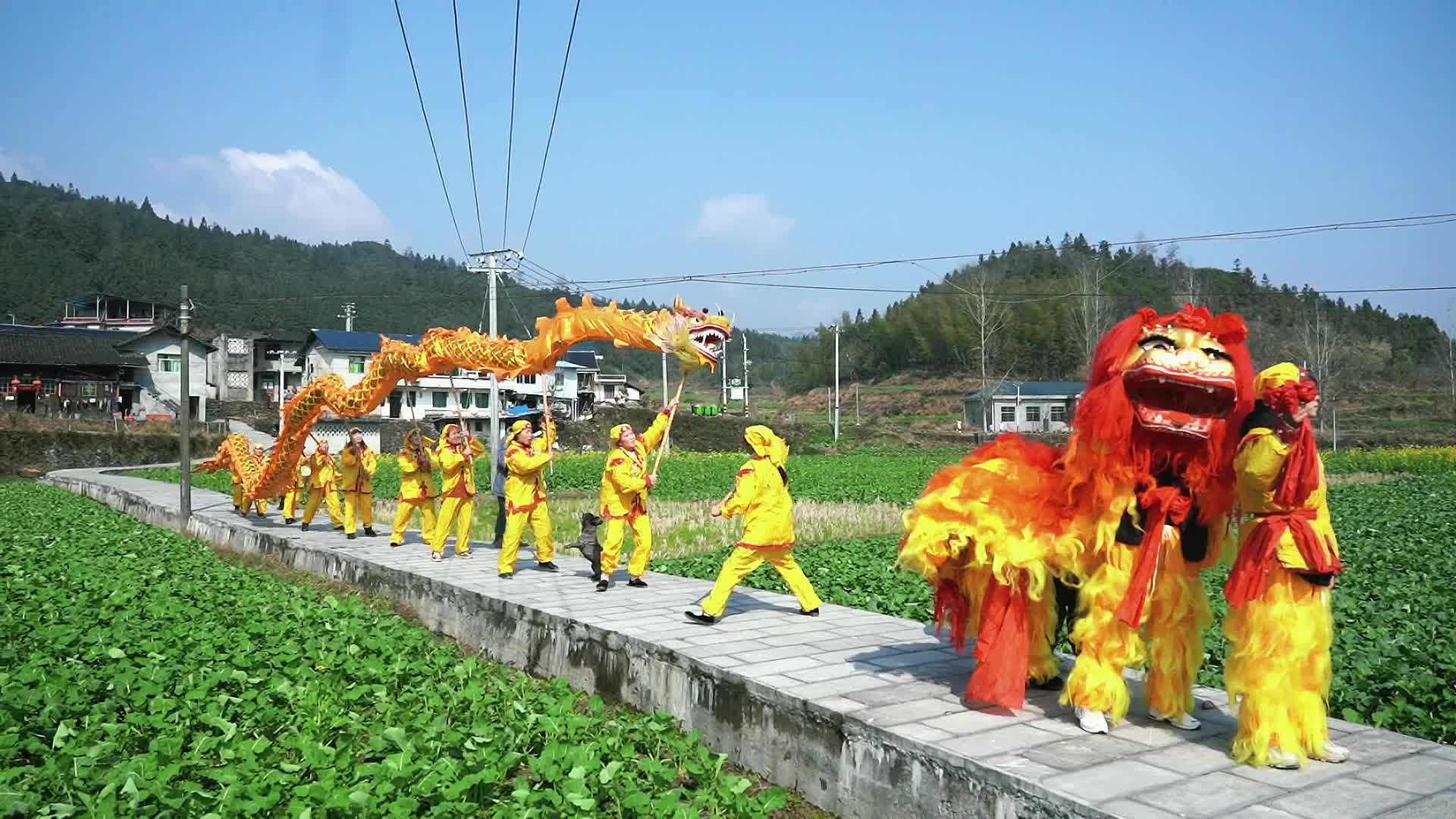 新春走基层｜年味拉满！黄溪巾帼舞龙闹新春！