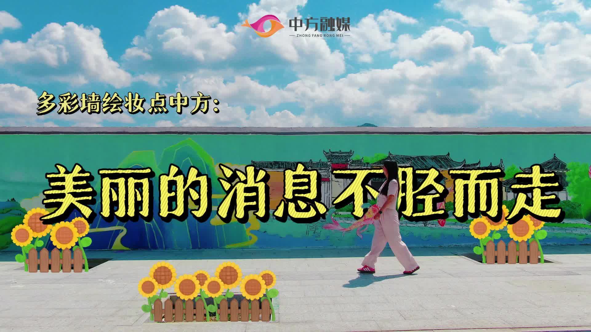 视频|多彩墙绘妆点中方：美丽的消息不胫而走~