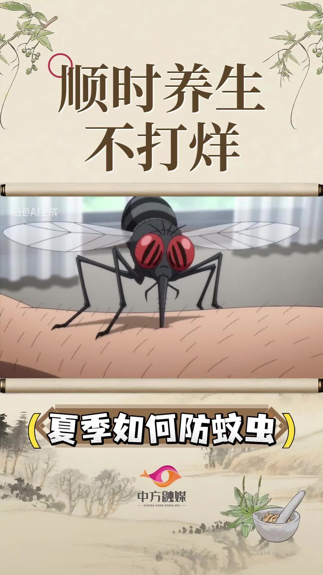 视频|顺时养生不打烊·夏季如何防蚊虫