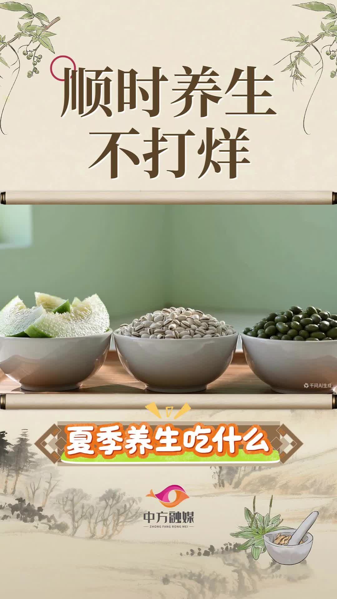 视频|顺时养生不打烊·夏季养生吃什么