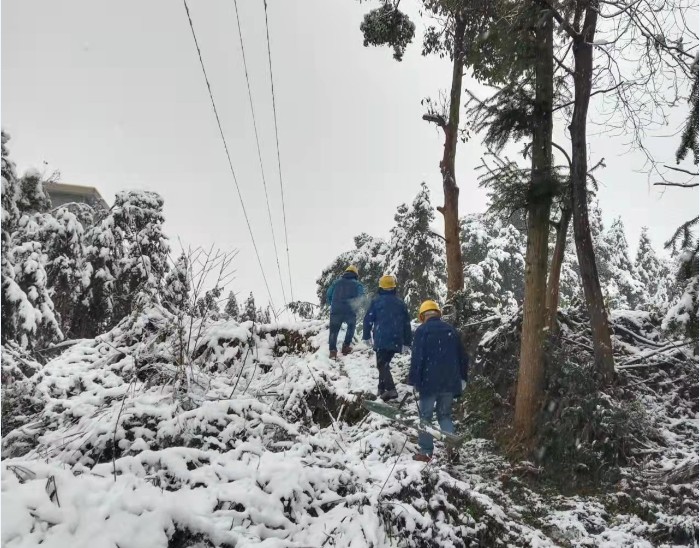 国网中方县供电公司：戮力战冰雪 齐心保供电