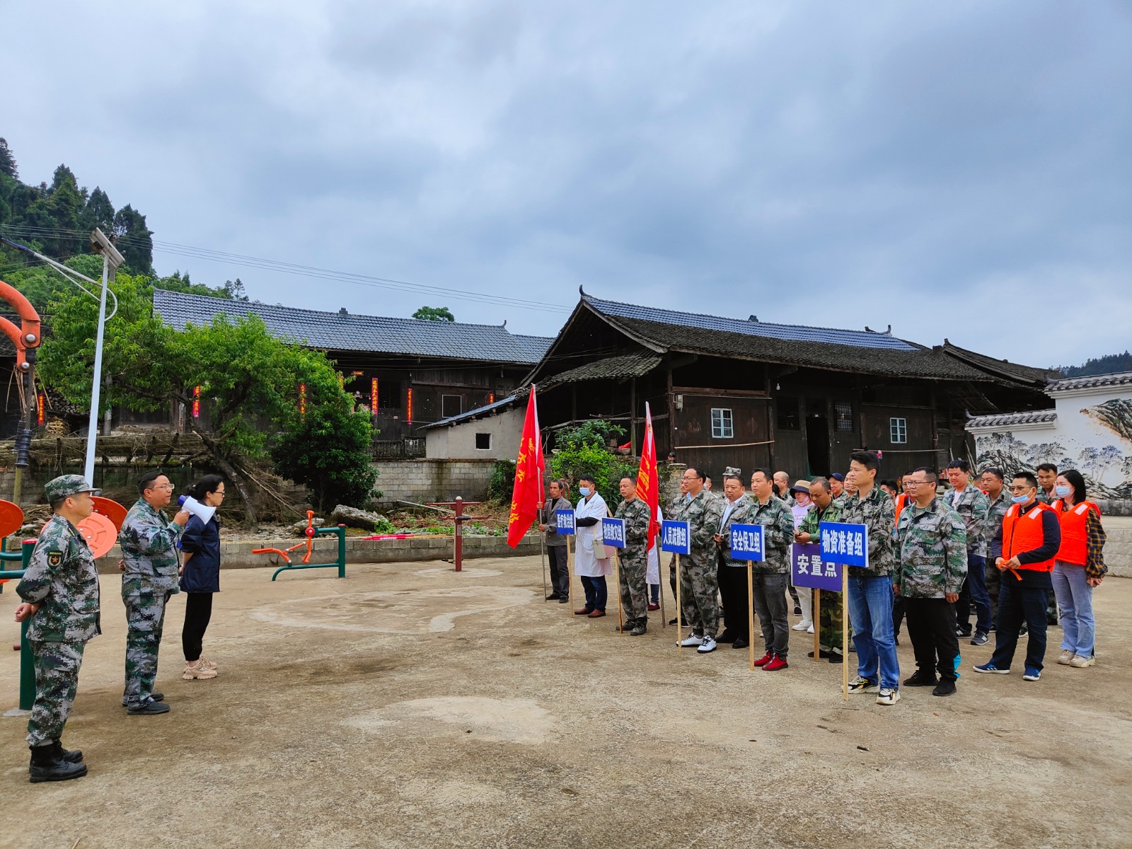 新建镇：开展防汛应急综合演练