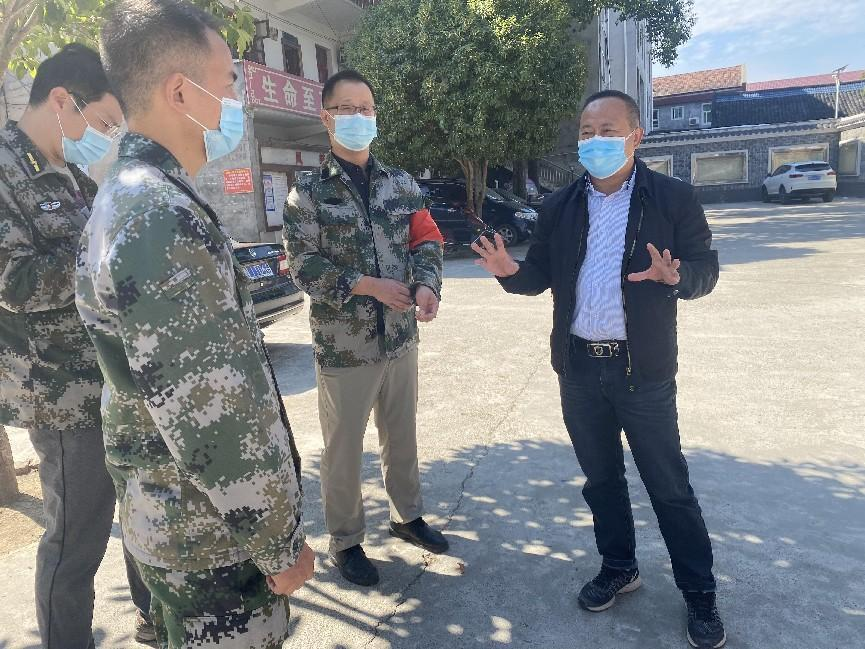 向付和到铜鼎镇调度当前重点工作