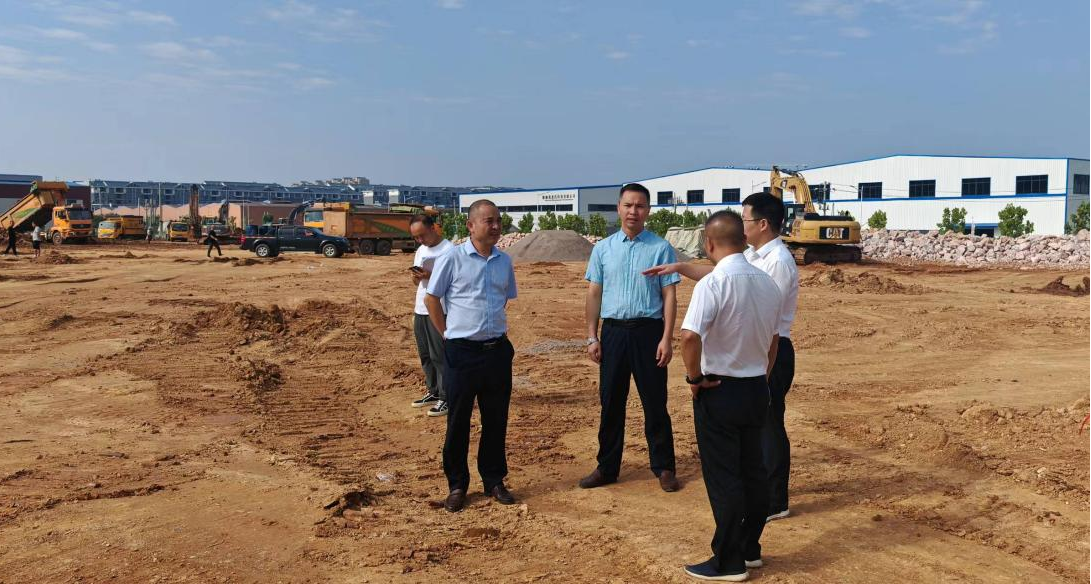 怀化市重点建设项目事务中心督导组到中方县督导市级重点建设项目