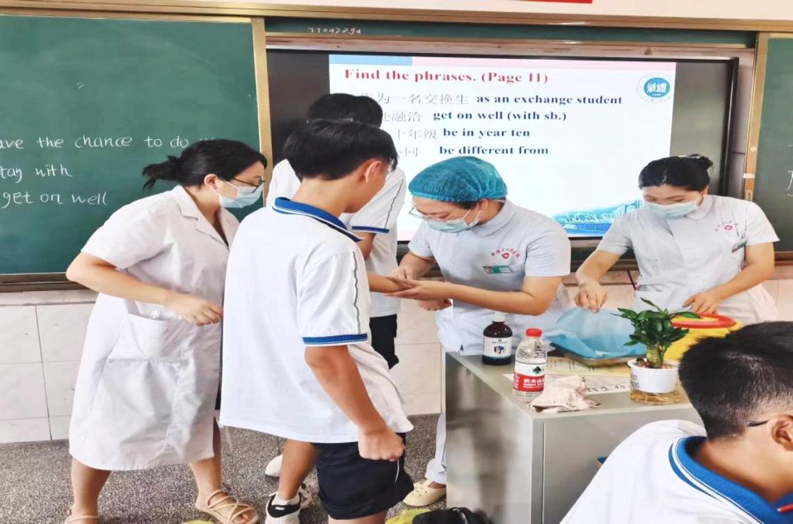 中方县开展结核病防控进校园筛查活动
