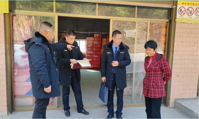 中方县应急管理局元旦开展安全生产巡查，确保假期平安