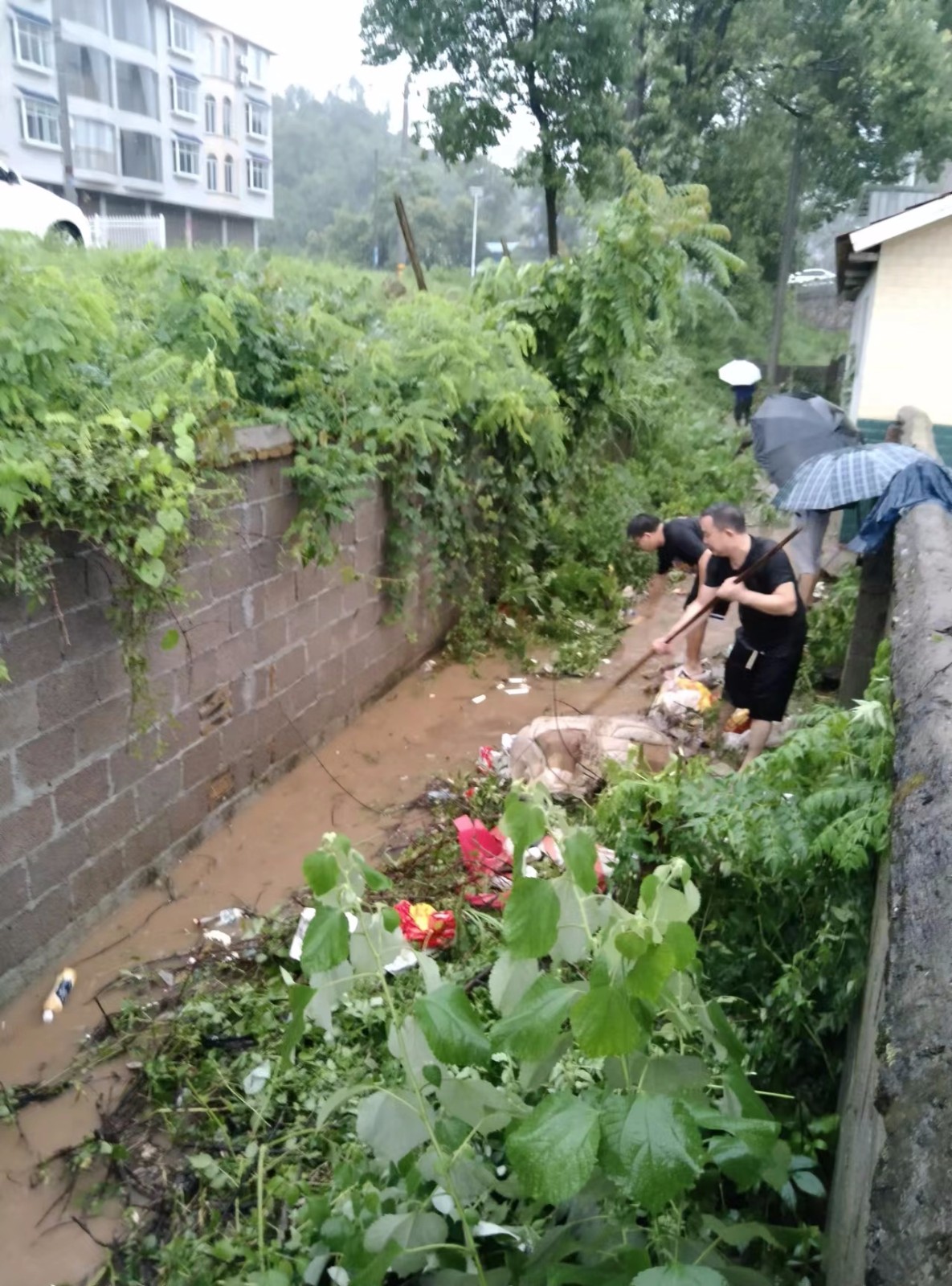 “汛”线直击｜中方镇中心卫生院：党旗飘扬在抗洪防汛最前沿