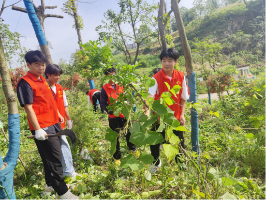 中方县：雷锋青少年齐行动 守护水源地生态