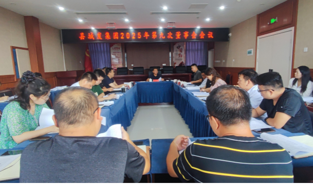 中方县城发集团召开2025年第九次董事会（扩大）会议