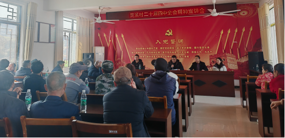 共谋乡村振兴新路径  中方县铜湾镇开展学习贯彻党的二十届四中全会精神宣讲活动