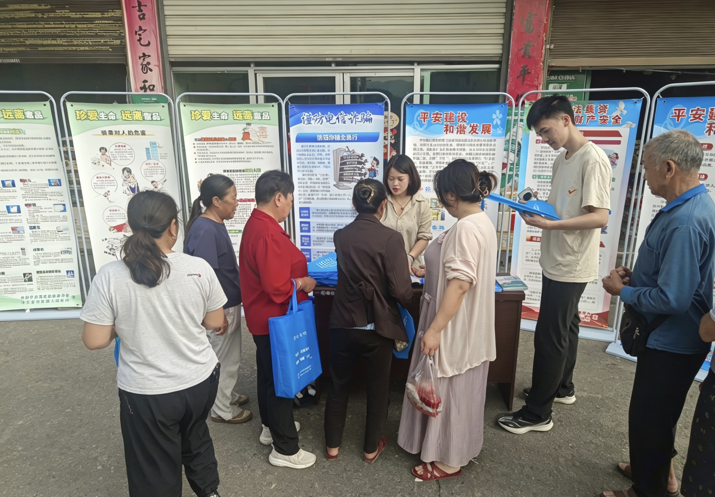 禁毒宣传进集市 平安守护暖民心——中方县袁家镇开展平安建设集中宣传活动