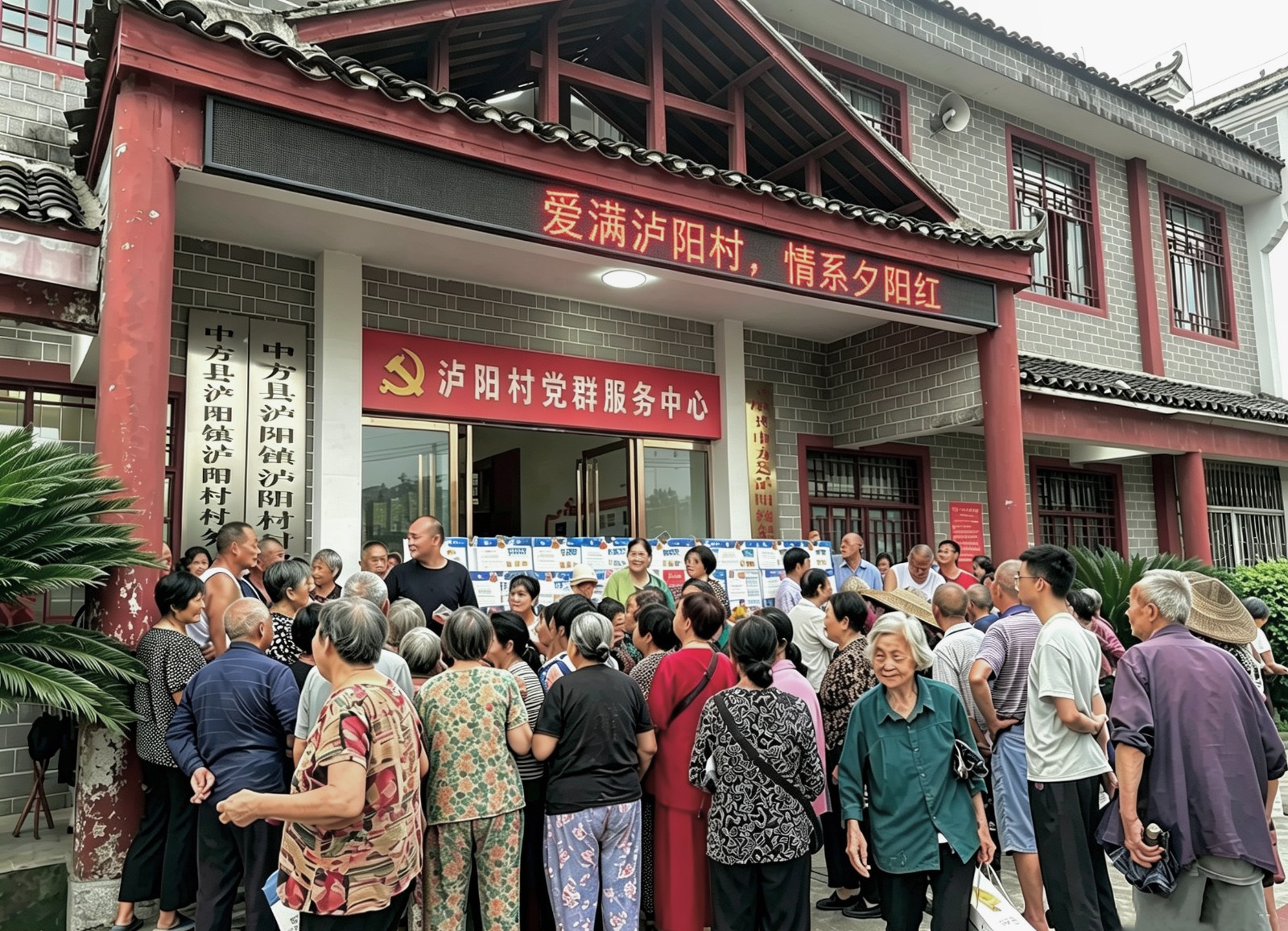 中方县泸阳镇：爱满乡村 情系夕阳